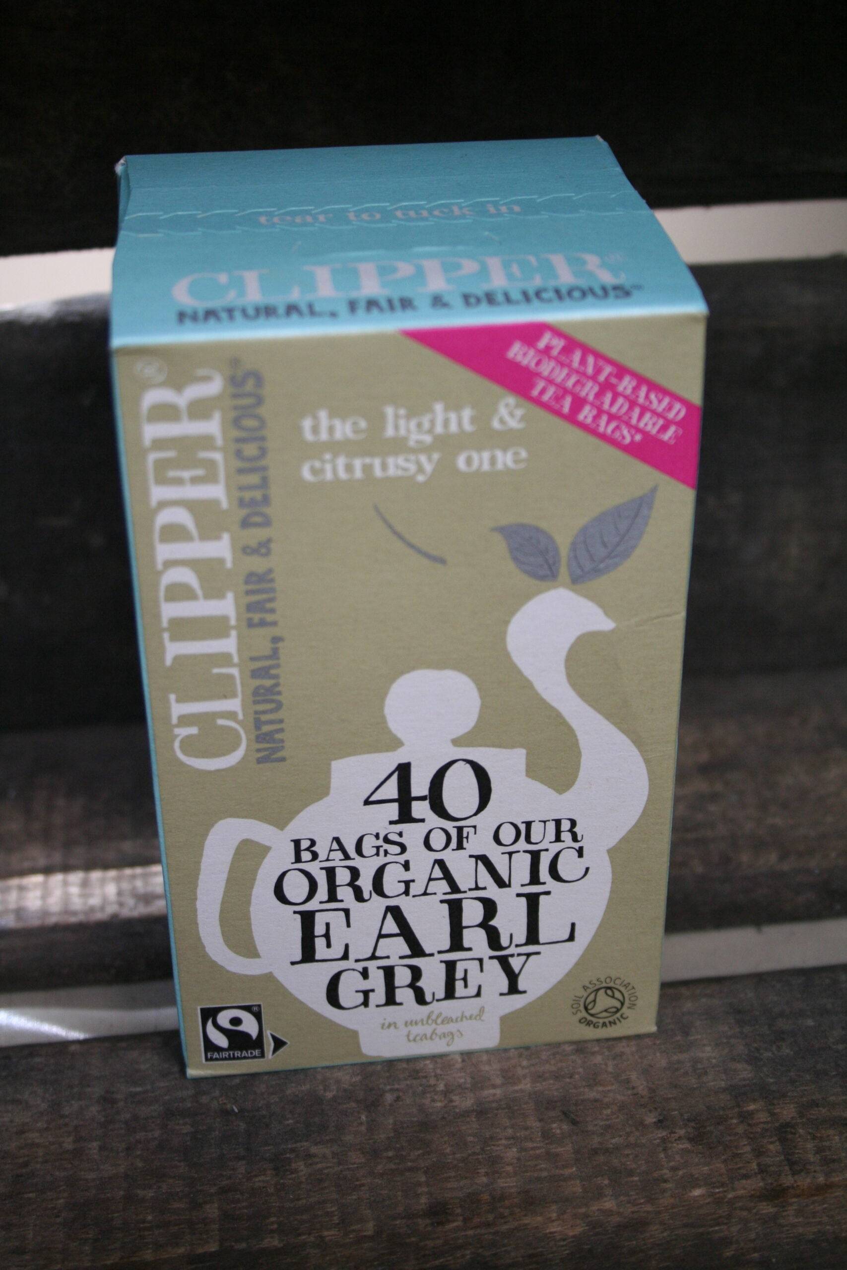 CLIPPER Organic Earl Grey Tea (40 Bags) Organically Speaking Shop