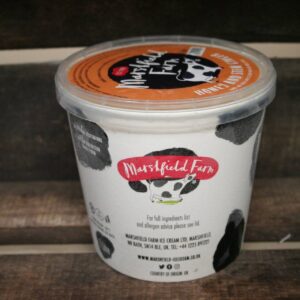 Marshfield honey and ginger icecream