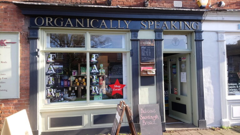 Organically Speaking shop front