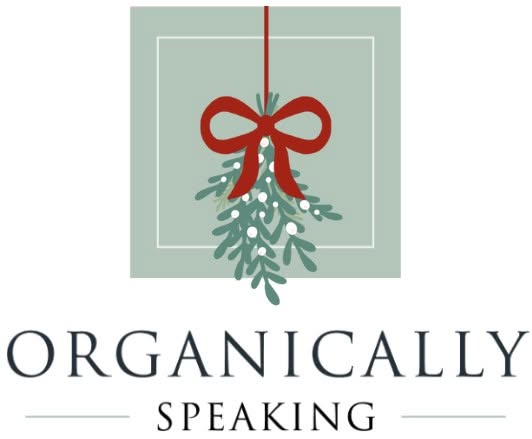 organically speaking christmas logo cropped